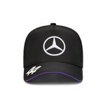 Mercedes AMG Petronas F1 2024 Lewis Hamilton Driver Trucker Cap - Black - One Size Fits Most