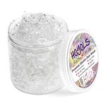 Hoyols Clear Hair Elastic Rubber Bands No Damage Ties for Ponytail Braid Holder 1500 Piece Pack for Girl