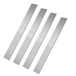 1095 Steel Flat Stock Cold Rolled Carbon Steel Bar for Knife Making 12"x1.5"x0.12" (4 Packs)