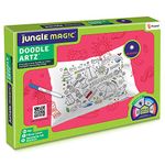 Jungle Magic Doodle Artz Seasons, White, Cotton