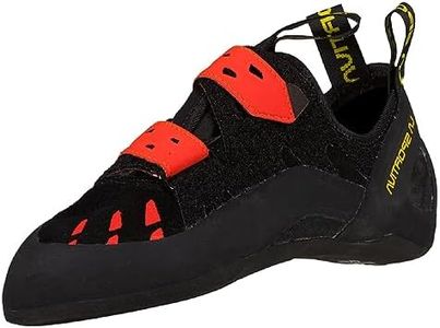 La Sportiva Mens Tarantula Rock Climbing Shoes, Black/Poppy, 9.5