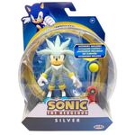 Jakks Pacific Sonic the Hedgehog 4" Silver the Hedgehog Figure with Checkpoint Accessory