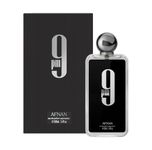 Afnan 9 Pm for Men Eau de Parfum Spray, 3.4 Ounce