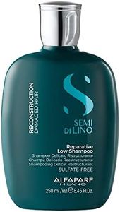 Alfaparf Milano Semi Di Lino Reconstruction Reparative Low Shampoo - Vegan Formula, Color Safe - Restores Health to Damaged Hair - 8.45 oz