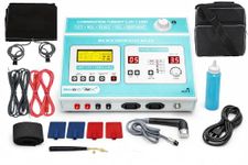 PHYSIOTREX® 5-in-1 Physiotherapy Equipment LCD Combination Therapy | IFT, TENS, MS, Ultrasound, Deep Heat | Professional Physiotherapy Machine for Wellness & Muscle Stimulation with 1 year warranty