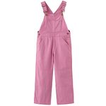 GRANDWISH Girls Overalls/Shortalls, 3-10 Year-Old Girls Overall Shorts, Kids Denim/Canvas Overalls/Short Overalls, Pink, 12