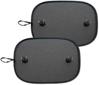 Car Sun Shade for Baby, 2 Pack Car Window Sun Shade Cover with 4 Suction Cups, Universal Baby Window Shade UV Protection Sun Visor for Cars (30*50cm)