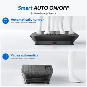 MERACH Vibration Plate – Blue Full Body Exercise Machine