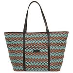 Vera Bradley Trimmed Vera Traveler (Sierra Stream)