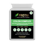 Aloe Vera - Colon Complex Supplement with botanical ingredients - 90 Capsules - Supports gastrointestinal health and digestion- UK Manufactured to GMP Standards