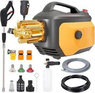 Pressure Washer, Power Washer with nozzles, Connect Nozzles,GFCI Power Cord,Foam Cannon for Cars/Fences/Driveways/Patios/Homes