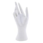 perfk Female Hand Jewelry Bracelet Gloves Display Organizer Stand, Wear-resistant, White