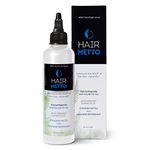 HAIRMETTO® Topical Hair DHT Blocker Serum for Hair Loss, Hair Regrowth with Saw Palmetto Oil, Stinging Nettle Oil, Rosemary Oil, Soothes Dry Scalp, Non-Oily, Peppermint Scent, 4oz Bottle