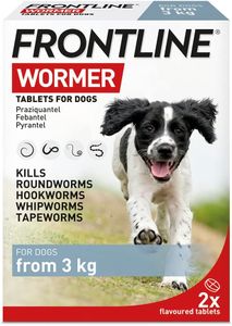 Frontline Dog Wormer Tablets – 2-Count Deworming Treatment