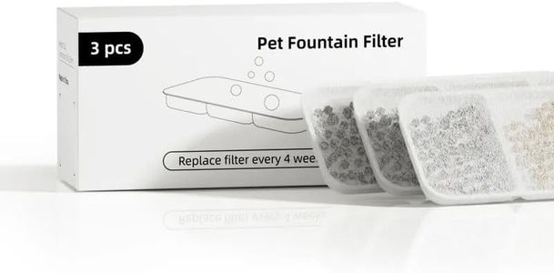 GALAX6 PET WATER FOUNTAIN FILTERS, 3 Pieces Set, Using for W4L Pet Water Fountain