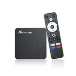 Android TV Box 14.0,Android Box 4K HDR10 2GB RAM 16GB ROM RK3518 Quad Core, 2.4G /5G dual-band WIFI Bluetooth 5.0, Ethernet 10/100M TV Box Android