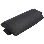 Ostlttyn Zero Gravity Chair Replacement Pillow Headrest with Elastic Band, Universal Soft Removable Padded Cushion Head Pillow for Zero Gravity Lounge Chair, Folding Patio Lawn Recliner Chair, Black