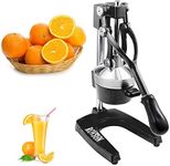 ROVSUN Commercial Grade Citrus Juicer Hand Press Manual Fruit Juicer Juice Squeezer Citrus Orange Lemon Pomegranate (Black)