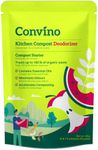 Convino: A Compost Starter/Accelerator Which Help to Reduce Kitchen Waste Odor and Convert Yard Waste to Fertile Humus for All Composting Systems. Comes in 1 Package That Contains 4 Packets Inside