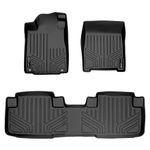 SMARTLINER Custom Fit Floor Mats 2 Row Liner Set Black for 2012-2016 Honda CR-V - All Models