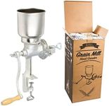 Hand Crack Corn Grain Mill Grinder Manual Mill Food Grinder Grain Mill Iron Wondermill for Corn Coffee Food Wheat Oats Nut Herbs Spices Seeds Grinder Great for Restaurants Commercial Kitchens Bakery