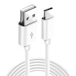 Fast Type-C Usb Cable for Realme 9 5G Speed USB Cable Original Like | Data Sync Cable | Rapid Quick Dash Fast Charging Cable | Charger Cable | Type-C to USB-A Cable (3.5 Ampere, 1 Meter/3.3 Feet, JM11, White)