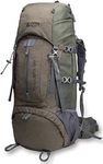 Backpacking Backpack Hiking Backpack Internal Frame Backpack backpacks for travel 65L+20L with free raincover khaki green