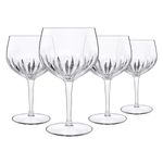 Luigi Bormioli Gin Glasses Set of 4 - Gin Glass Gift Set with 4 x 800ml Balloon Glasses & Gift Box, Ultra Clear Crystal & Durable Dishwasher Safe Glassware with Reinforced Stems, Made In Italy