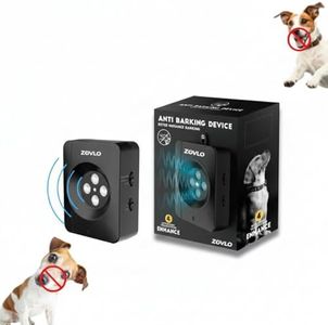 ZOVLO Anti Barking Device for Dogs, Ultrasonic Dog Bark Deterrent Devices, Dog Barking Deterrent Devices with 4 Transmitters, 3 Modes Bark Box, Dog Barking Stopper Long Range for Indoor & Outdoor Use