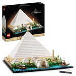 LEGO Architecture Great Pyramid of Giza 21058 Building Kit (1,476 Pieces), Multi Color