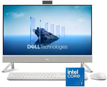 Dell 27 All-in-One Desktop ec27250-27-inch FHD (1920 x 1080) Display, Intel Core 7 Processor 150U, Intel Graphics, 16GB DDR5 RAM, 1TB SSD, Windows 11 Home, Onsite Service - White