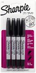 Sharpie Cd/Dvd Twin Tip Permanent Markers, 4 Black Markers (37035Pp)