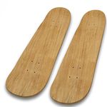 Vigorange 2 Packs 31"x 8" Blank Skateboard Decks,Natural,7-Layer Maple Double Tail Plain Skateboard with Free Sandpaper, Great for Replacement,Art Painting and Home Decor