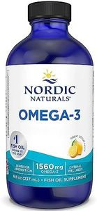 Nordic Naturals, Omega-3, 1560mg Omega-3, Aceite de Pescado con EPA y DHA, 237ml, Sabor Limón, Testado en Laboratorio, Sin Soja, Sin Gluten, No GMO