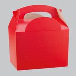 "Children's Red Party Lunch Box,10 Pack"