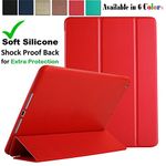 DuraSafe Cases iPad 7.9 Inch Mini 3 Mini 2 Mini 1 Gen [ Mini 3rd 2nd 1st ] MH3F2HN/A MH3G2HN/A MH3E2HN/A Protective Durable Shock Proof Supportive Magnetic Dual Angle Stand Cover - Red