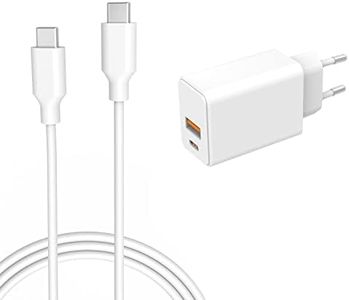 30W Rapide Chargeur pour iPad Pro M4, iPad Air M2 2024, iPad Pro 13" / 12,9" / 11 Pouces. iPad Mini 6, iPad 10ᵉ Génération 1,8 Meter Câble et Prise Alimentation Adaptateur