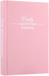 Thboxes 8.4 x 5.7 inch Daily Gratitude Journal, Gratitude Journal for Women Man Positivity Affirmation Undated Notebook Daily Gratitude Self-Care Affirmations, Light Pink