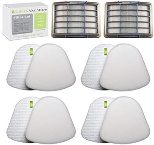 GreenVacShop Replacement Filter Kit Shark Navigator Lift-Away NV350 NV351 NV352 NV355 NV356E NV357 NV360 NV370 NV391 UV440 UV490 UV540 2 Foam + 2 Felt + 1 HEPA Filter XFF350 XHF350 XHF3 50