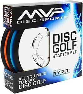 MVP Disc Sports 3-Disc Premium Disc Golf Starter Set (Colors and Models May Vary)