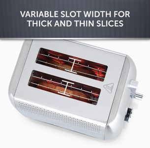 Breville Edge 2-Slice Toaster – Brushed Stainless Steel, Deep Chassis