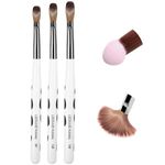 LEDSUUEI【Kolinsky】Acrylic Nail Brushes - Size 8/10/14 Professional Kolinsky Nail Brushes for Acrylic Powder,Nail Acrylic Brush for Nail Art Pen DIY Decoration Acrylic Tool Nail Polish Brush