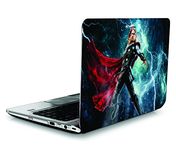 SANCTrix Thor Avengers Skin Sticker For 15.6 Inch Dell-Lenovo-Acer-Hp Laptop With Three Mobile Sticker