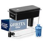 Brita UltraMax Large Water Dispenser with Elite Filter, BPA-Free, Reduces 99% of Lead, Lasts Six Months or 120 Gallons, Includes 1 Filter, Kitchen Accessories, Large - 27-Cup