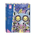 Janod - Magic Painting Set - Goodnight - Les Ateliers du Calme - Children’s Arts & Crafts Kit - 6 Colour-Your-Own Animal Pictures - Fine Motor Skills & Concentration - 6 Years +, J07875