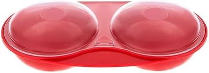 Easy Cook NS606R Microwave Egg Poacher, red, 2 Cup