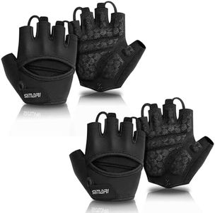 SIMARI 2 Pairs Workout Gloves for Women Men with Full Palm Protection, Strong Grip, Cushion Impact, Breathable, Suitable for Gym Training, Kayaking, Weight Lifting, Exercise, Fitness, Cycling(Size XL)