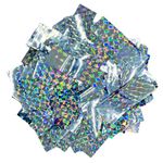 Ultimate Confetti Hologram Silver Metallic Confetti-Laser Printed-Slow Falling-Great for Parties-Events-Table Decor and Confetti Launchers!