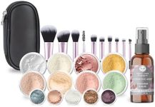 ULTIMATE KIT (LIGHT) Full Size Mineral Makeup Set Matte Foundation Kit Bare Face Sheer Powder Cover