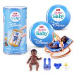 My Mini Baby 2 PACK by ZURU – Collectible Disney Baby Doll Mystery Capsule with Accessories, Realistic Miniature Toy for Girls Ages 3+